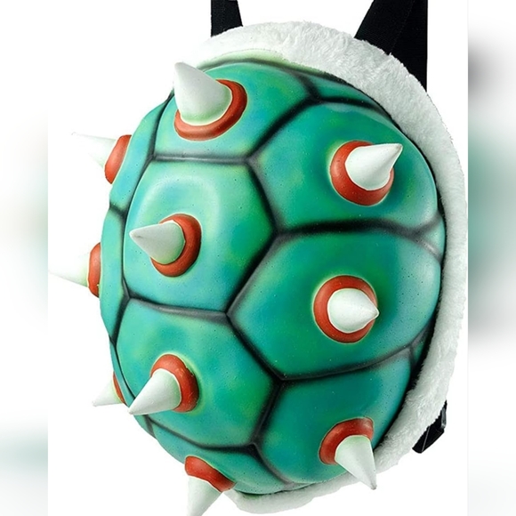 Koopa Backpack Cool White Spiked Shell ( about same size as loungefly) - Picture 5 of 8